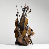 Large Arman Choreographer Bronze Violin Sculpture - Sold for $50,000 on 02-08-2020 (Lot 43).jpg